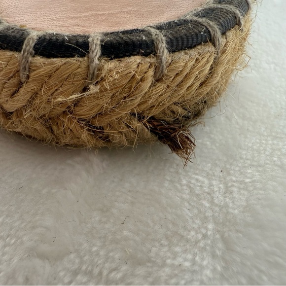 Kenzie Black Slip-On Espadrille Mules - Picture 6 of 7